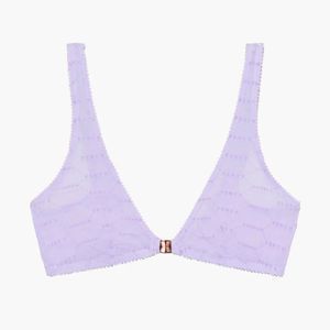 Savage x fenty Flocked Logo Bralette